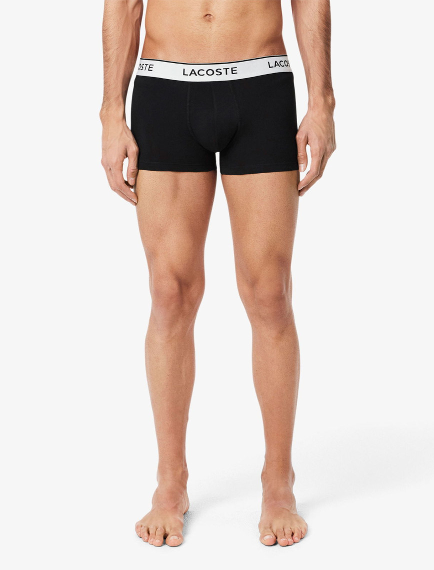 Lacoste Erkek 3'lü Siyah Boxer Lacoste Erkek 3'lü Siyah Boxer