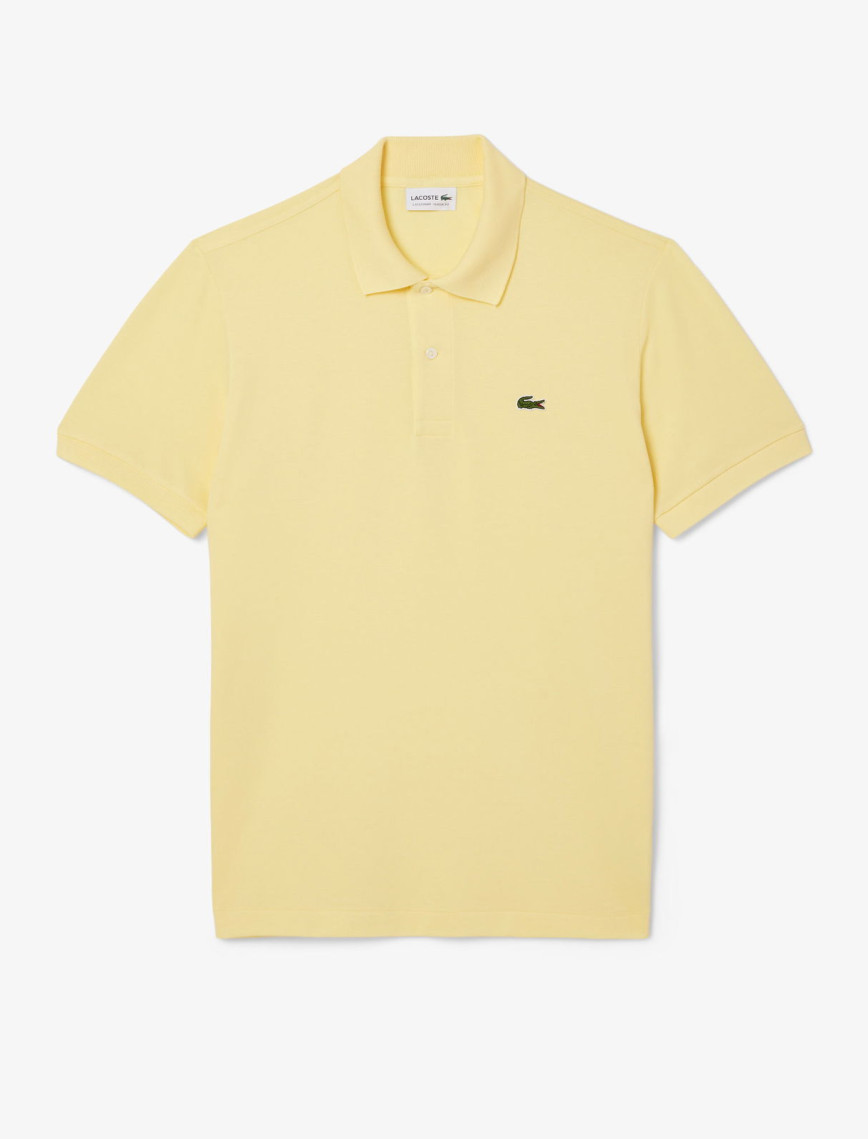 Lacoste L.12.12 Light Erkek Classic Fit Sarı Polo Lacoste L.12.12 Light Erkek Classic Fit Sarı Polo