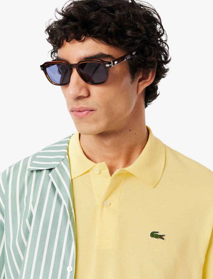 Lacoste L.12.12 Light Erkek Classic Fit Sarı Polo Lacoste L.12.12 Light Erkek Classic Fit Sarı Polo