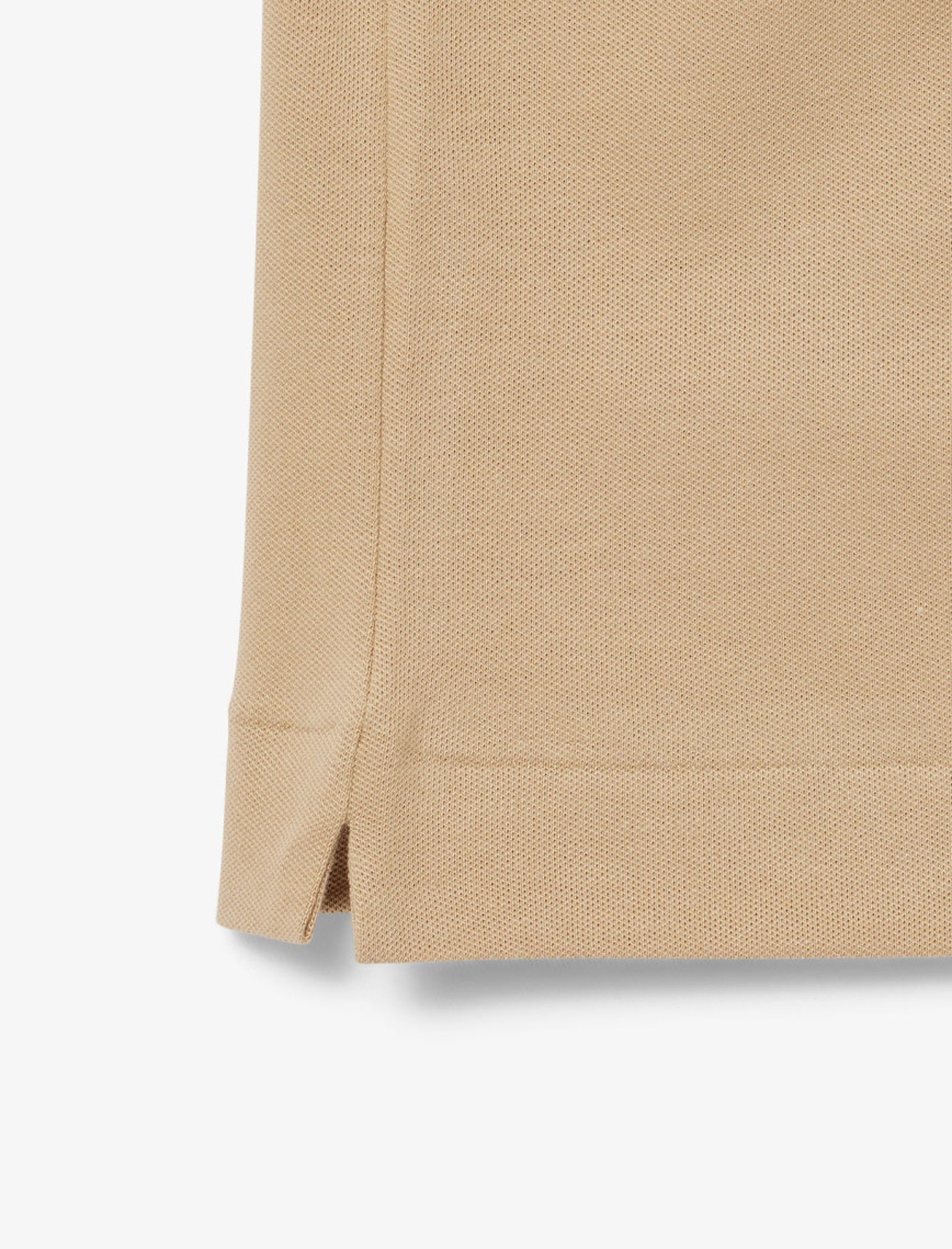 Lacoste L.12.12 Light Erkek Classic Fit Bej Polo Lacoste L.12.12 Light Erkek Classic Fit Bej Polo