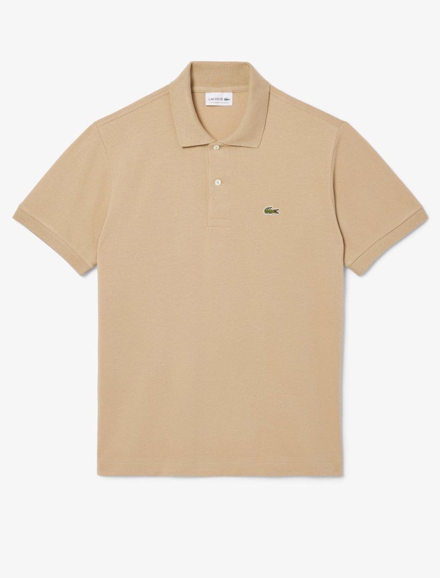 Lacoste L.12.12 Light Erkek Classic Fit Bej Polo Lacoste L.12.12 Light Erkek Classic Fit Bej Polo