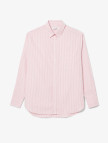 Lacoste Kadın Oversize Fit Çizgili Pembe Gömlek Lacoste Kadın Oversize Fit Çizgili Pembe Gömlek