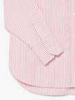 Lacoste Kadın Oversize Fit Çizgili Pembe Gömlek Lacoste Kadın Oversize Fit Çizgili Pembe Gömlek