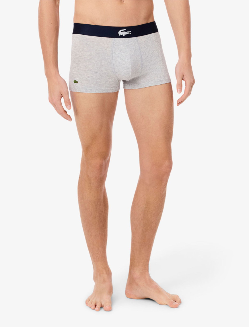 Lacoste Erkek Baskılı 3'lü Renkli Boxer Lacoste Erkek Baskılı 3'lü Renkli Boxer