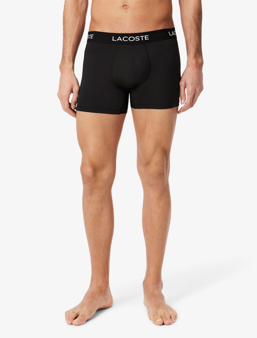Lacoste Erkek 3'lü Siyah Boxer Lacoste Erkek 3'lü Siyah Boxer