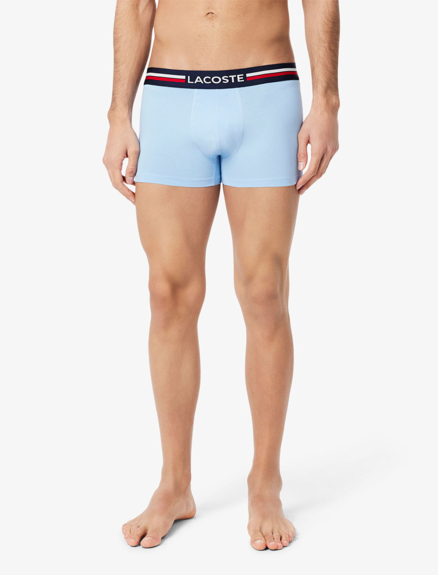 Lacoste Erkek 3'lü Renkli Boxer Lacoste Erkek 3'lü Renkli Boxer