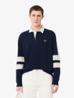 Lacoste Erkek Classic Fit Uzun Kollu Polo Yaka Renk Bloklu Lacivert Rugby Polo Lacoste Erkek Classic Fit Uzun Kollu Polo Yaka Renk Bloklu Lacivert Rugby Polo