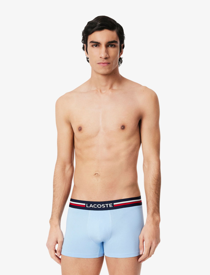 Lacoste Erkek 3'lü Renkli Boxer Lacoste Erkek 3'lü Renkli Boxer