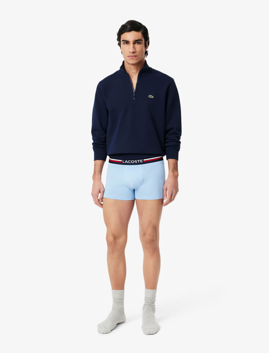 Lacoste Erkek 3'lü Renkli Boxer Lacoste Erkek 3'lü Renkli Boxer