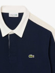Lacoste Erkek Classic Fit Uzun Kollu Polo Yaka Renk Bloklu Lacivert Rugby Polo Lacoste Erkek Classic Fit Uzun Kollu Polo Yaka Renk Bloklu Lacivert Rugby Polo