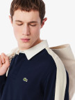 Lacoste Erkek Classic Fit Uzun Kollu Polo Yaka Renk Bloklu Lacivert Rugby Polo Lacoste Erkek Classic Fit Uzun Kollu Polo Yaka Renk Bloklu Lacivert Rugby Polo