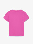 Lacoste Çocuk Bisiklet Yaka Pembe T-Shirt Lacoste Çocuk Bisiklet Yaka Pembe T-Shirt