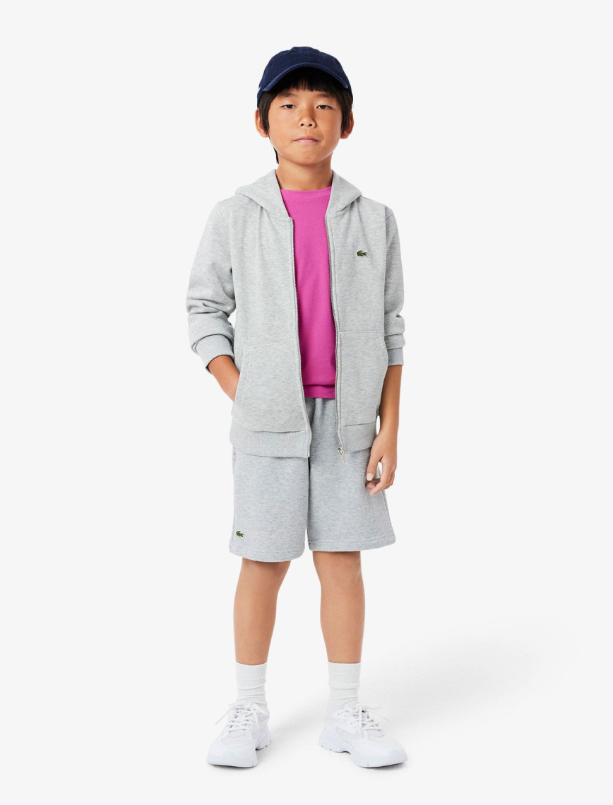 Lacoste Çocuk Bisiklet Yaka Pembe T-Shirt Lacoste Çocuk Bisiklet Yaka Pembe T-Shirt