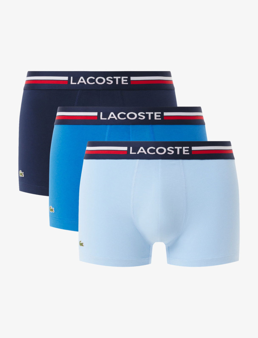 Lacoste Erkek 3'lü Renkli Boxer Lacoste Erkek 3'lü Renkli Boxer