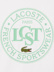 Lacoste Çocuk Bisiklet Yaka Baskılı Beyaz T-Shirt Lacoste Çocuk Bisiklet Yaka Baskılı Beyaz T-Shirt
