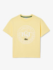 Lacoste Çocuk Bisiklet Yaka Baskılı Sarı T-Shirt Lacoste Çocuk Bisiklet Yaka Baskılı Sarı T-Shirt