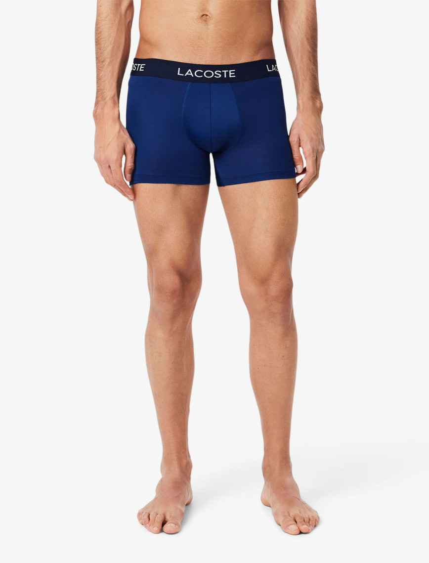 Lacoste Erkek 3'lü Renkli Boxer Lacoste Erkek 3'lü Renkli Boxer