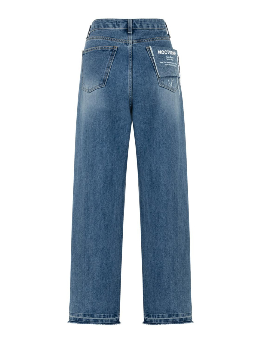 Asimetrik Kapamalı Jean Pantolon Asimetrik Kapamalı Jean Pantolon