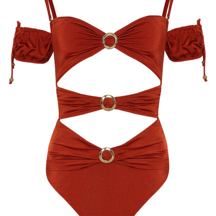 Büzgü Detaylı Mayo Büzgü Detaylı Mayo