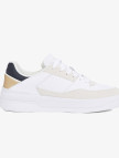 Tommy Hilfiger Essent Basket Metallic Kadın Beyaz Sneaker Tommy Hilfiger Essent Basket Metallic Kadın Beyaz Sneaker