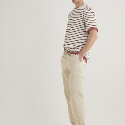 Mavi Bej Kargo Jogger Pantolon 0010430-70322