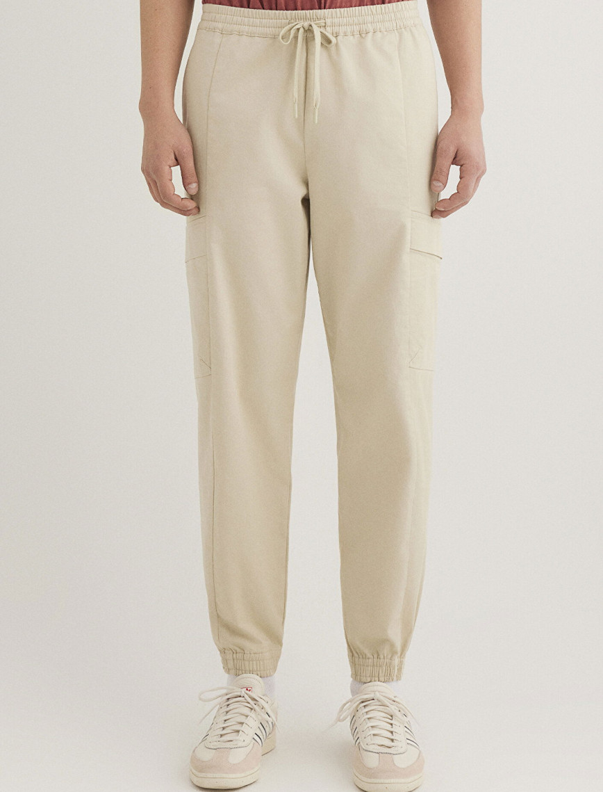 Mavi Bej Kargo Jogger Pantolon 0010430-70322 Mavi Bej Kargo Jogger Pantolon 0010430-70322