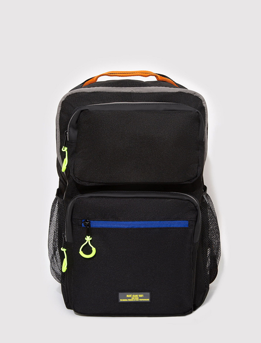 Mavi Çok Cepli Siyah Sırt Çantası 0911832-900