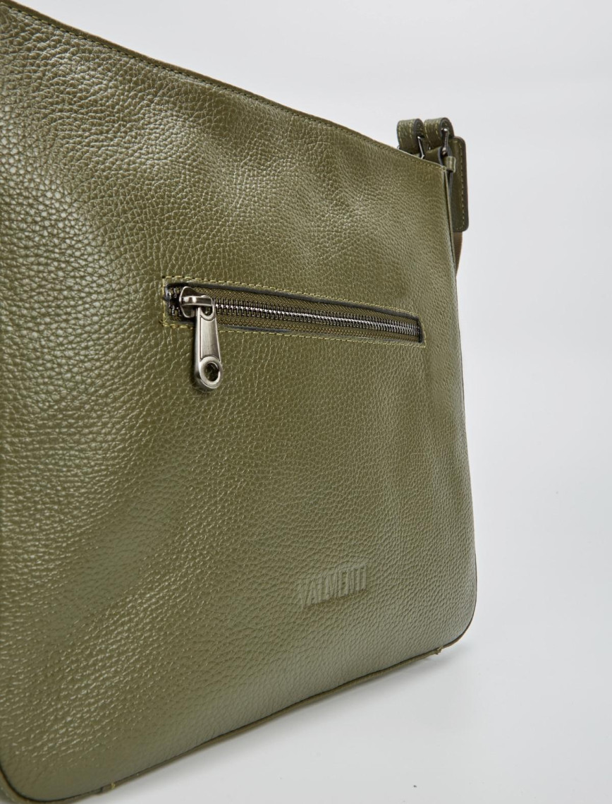 Valmenti Kadın Haki Hakiki Deri Kol Çantası Valmenti Kadın Haki Hakiki Deri Kol Çantası