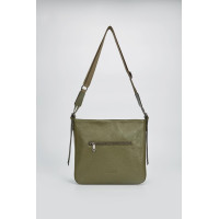 Valmenti Kadın Haki Hakiki Deri Kol Çantası