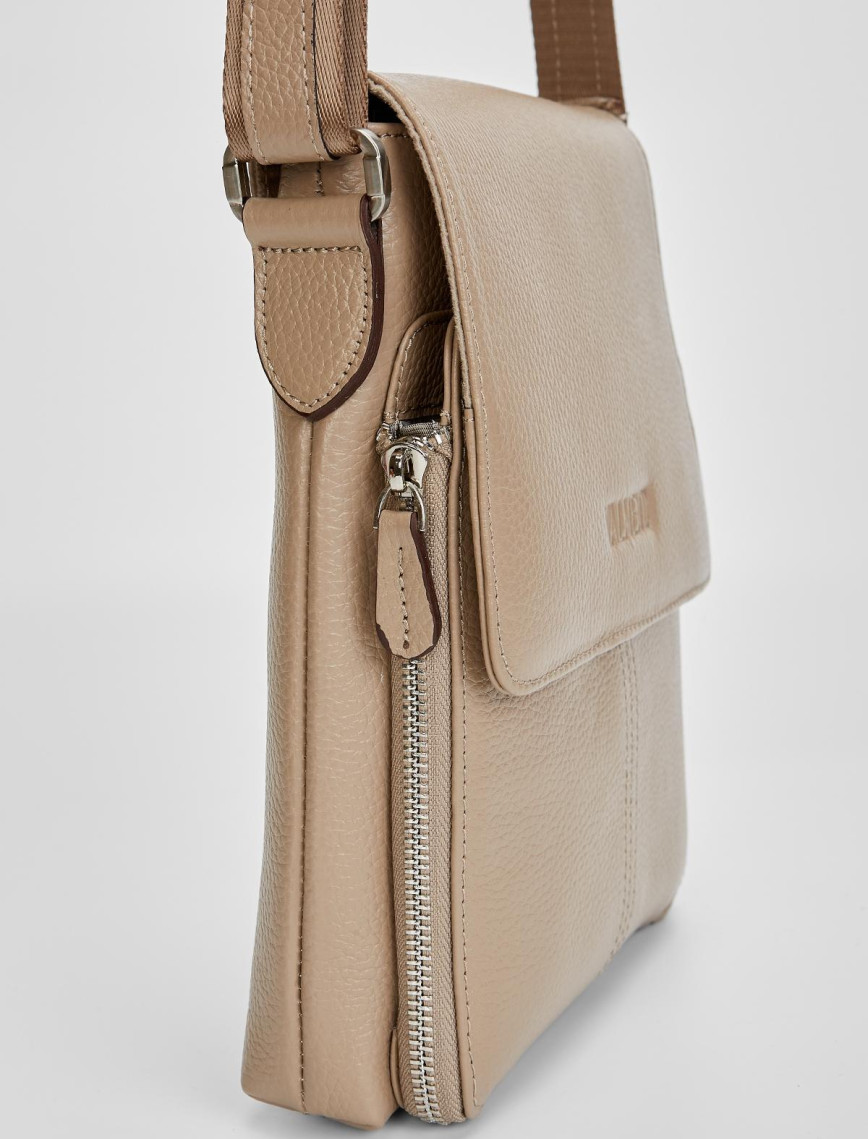 Valmenti Erkek Vizon Hakiki Deri Postacı Çanta Valmenti Erkek Vizon Hakiki Deri Postacı Çanta