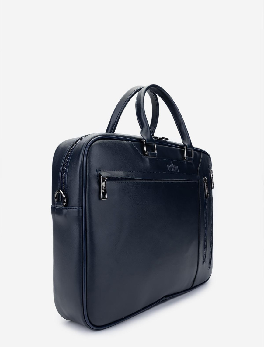 Valmenti Erkek Vegan Lacivert Evrak Çantası Valmenti Erkek Vegan Lacivert Evrak Çantası