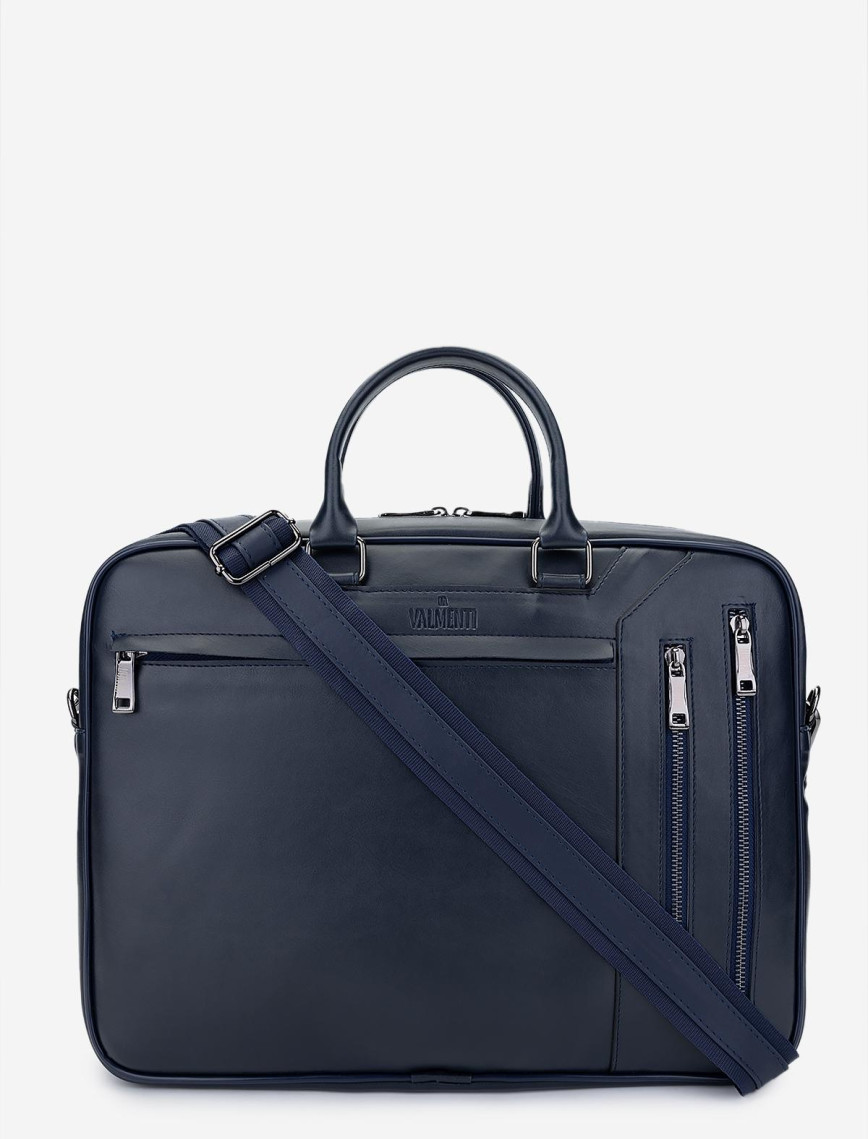 Valmenti Erkek Vegan Lacivert Evrak Çantası Valmenti Erkek Vegan Lacivert Evrak Çantası