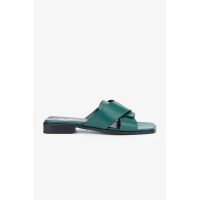 Valmenti Zuky Kadın Yeşil Hakiki Deri Terlik Valmenti Zuky Kadın Yeşil Hakiki Deri Terlik