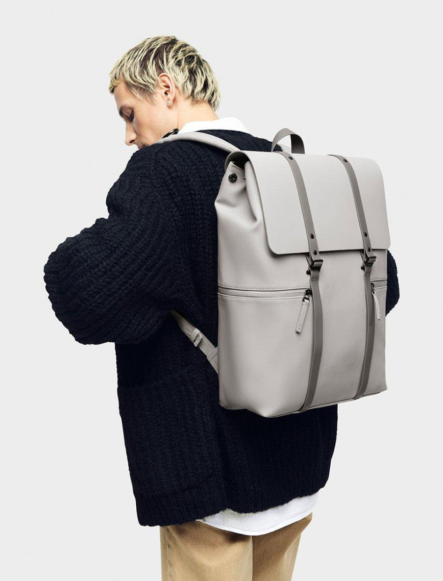 Gaston Luga Splash 2.0 Laptop Bölmeli Sırt Çantası - 16'' Gri