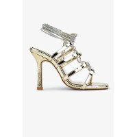 Valmenti Azuro Kadın Altın Hakiki Deri Sandalet Valmenti Azuro Kadın Altın Hakiki Deri Sandalet