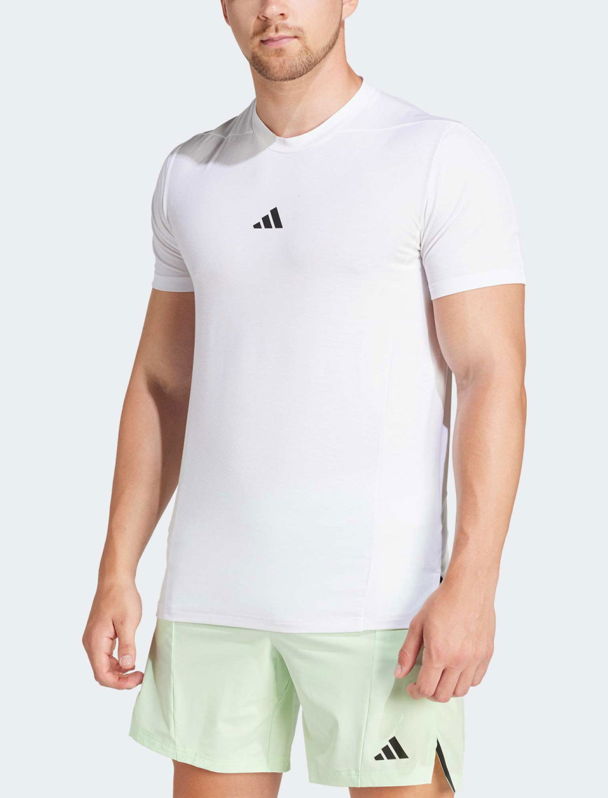 adidas Erkek Beyaz Antrenman T-Shirt adidas Erkek Beyaz Antrenman T-Shirt
