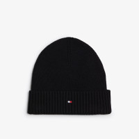 Tommy Hilfiger Flag Pima Erkek Siyah Bere Tommy Hilfiger Flag Pima Erkek Siyah Bere