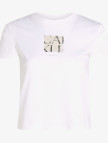 Calvin Klein Front Photo Graphic Baby Kadın Beyaz T-Shirt Calvin Klein Front Photo Graphic Baby Kadın Beyaz T-Shirt