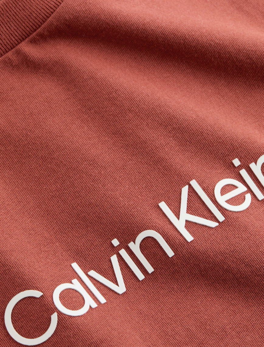 Calvin Klein Hero Logo Comfort Erkek Kırmızı T-Shirt Calvin Klein Hero Logo Comfort Erkek Kırmızı T-Shirt