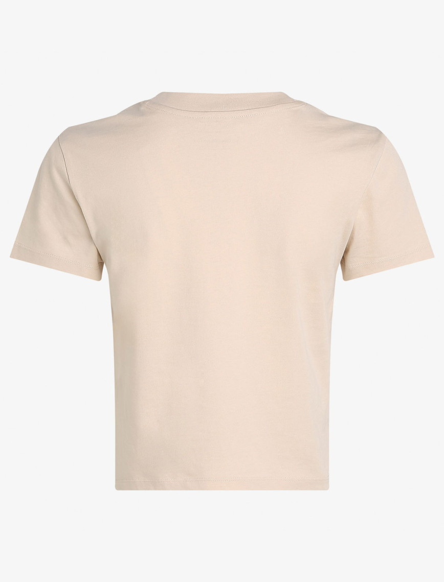 Calvin Klein Monologo Baby Kadın Bej T-Shirt Calvin Klein Monologo Baby Kadın Bej T-Shirt