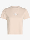 Calvin Klein Monologo Baby Kadın Bej T-Shirt Calvin Klein Monologo Baby Kadın Bej T-Shirt