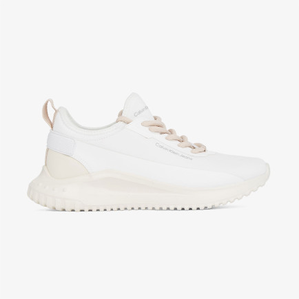 Calvin Klein Eva Runner So Mix İn Hitech Kadın Beyaz Sneaker Calvin Klein Eva Runner So Mix İn Hitech Kadın Beyaz Sneaker