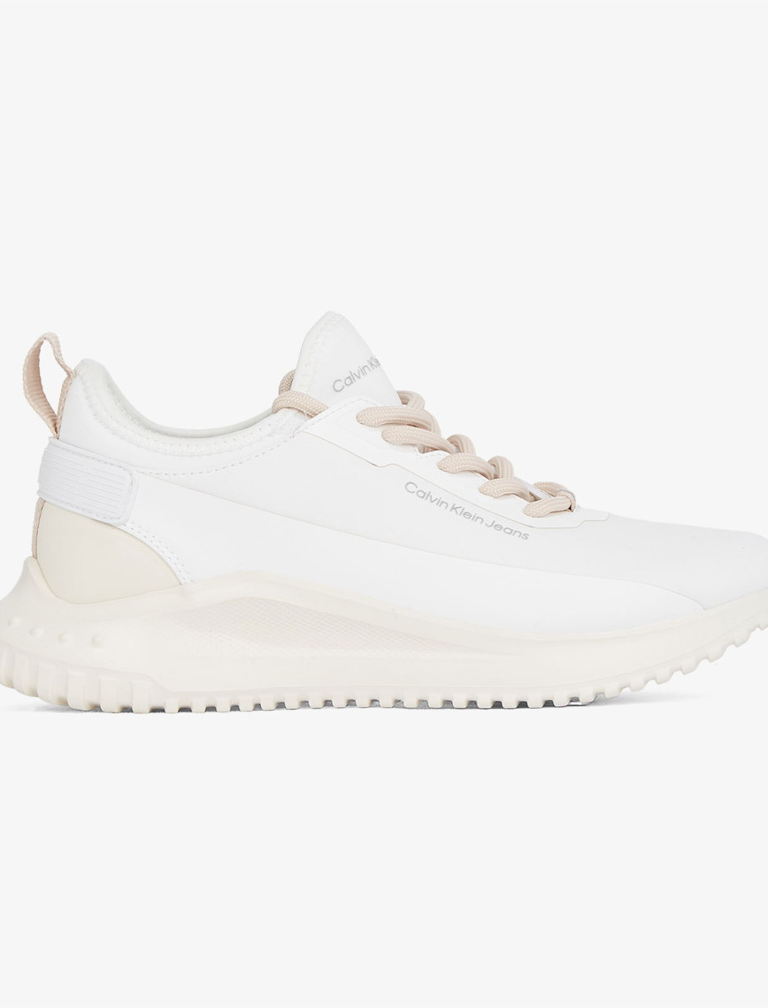 Calvin Klein Eva Runner So Mix İn Hitech Kadın Beyaz Sneaker Calvin Klein Eva Runner So Mix İn Hitech Kadın Beyaz Sneaker