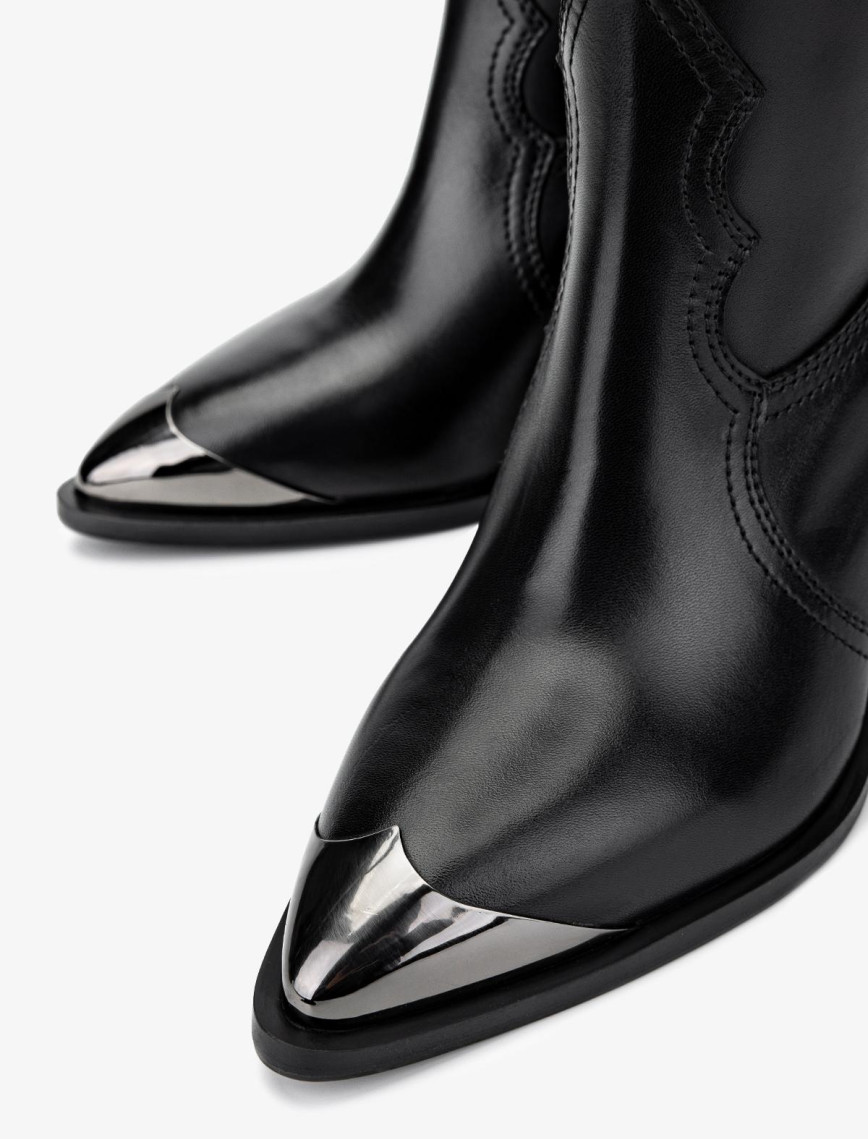 Valmenti Kadın Hakiki Deri Siyah Deri Casual Çizme Valmenti Kadın Hakiki Deri Siyah Deri Casual Çizme