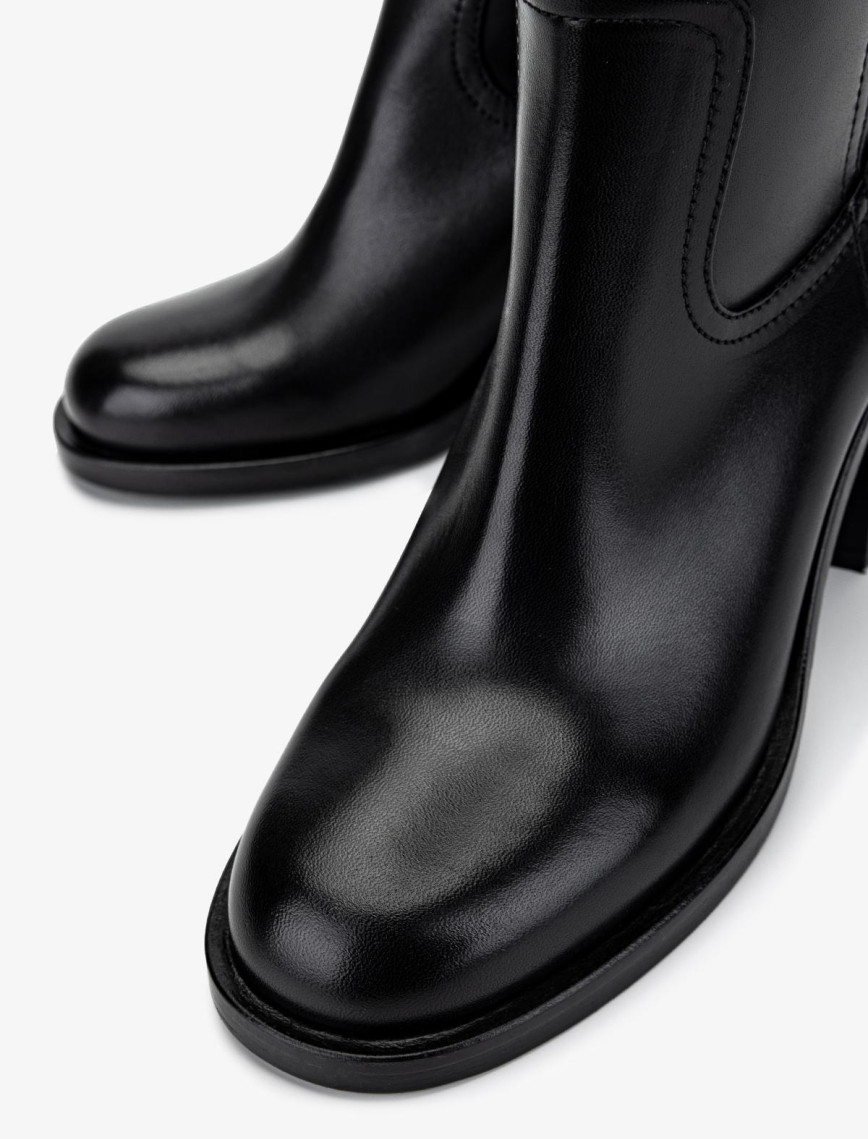 Valmenti Kadın Hakiki Deri Siyah Deri Casual Çizme Valmenti Kadın Hakiki Deri Siyah Deri Casual Çizme