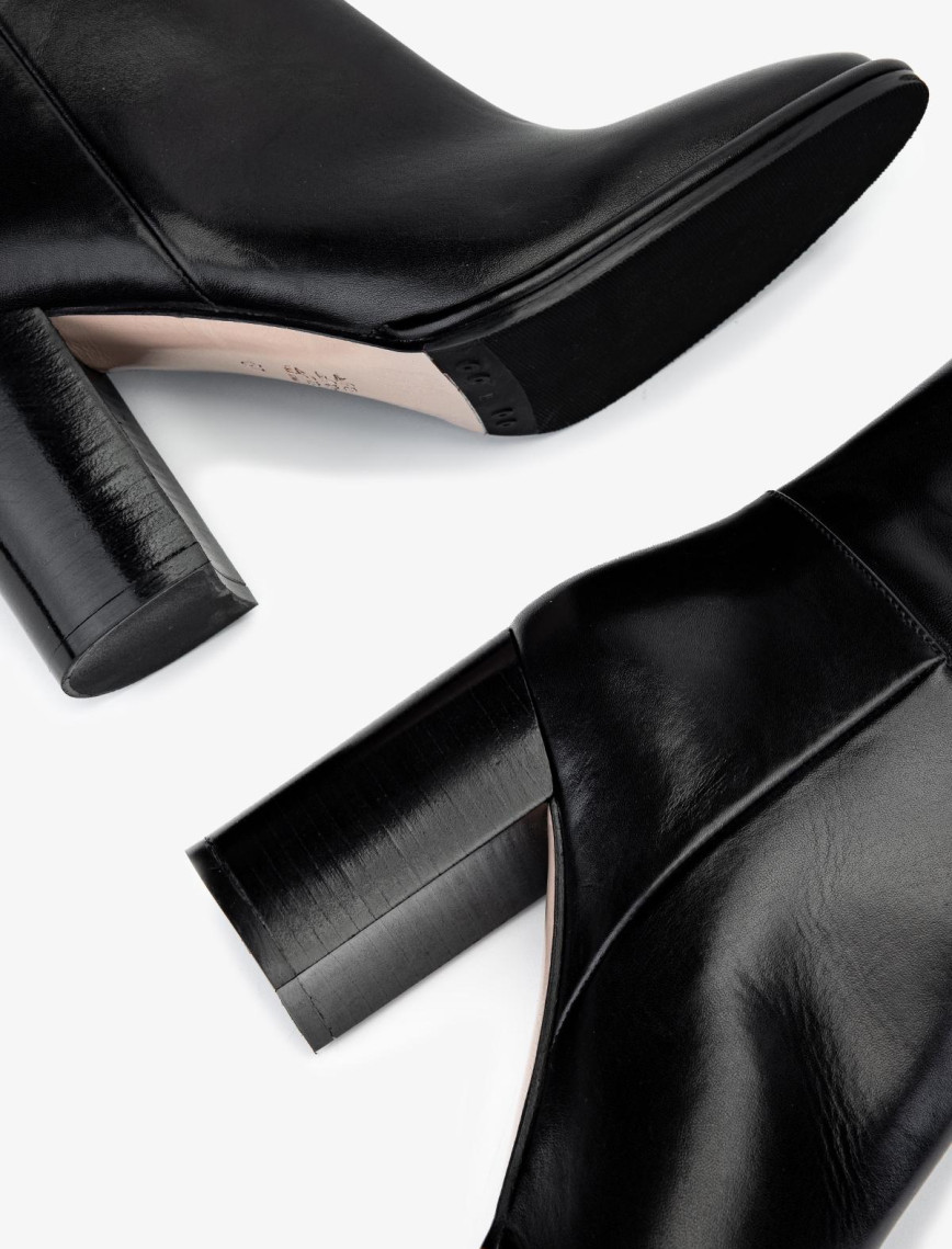 Valmenti Kadın Hakiki Deri Siyah Deri Casual Çizme