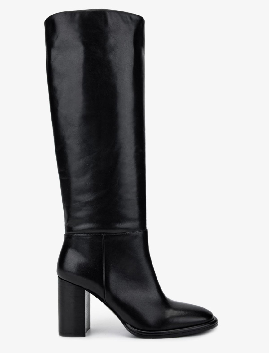 Valmenti Kadın Hakiki Deri Siyah Deri Casual Çizme