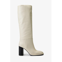 Valmenti Kadın Hakiki Deri Beyaz Casual Çizme