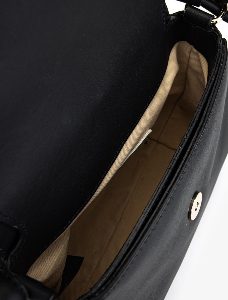 Valmenti Caly Kadın Siyah Hakiki Deri Omuz Çanta