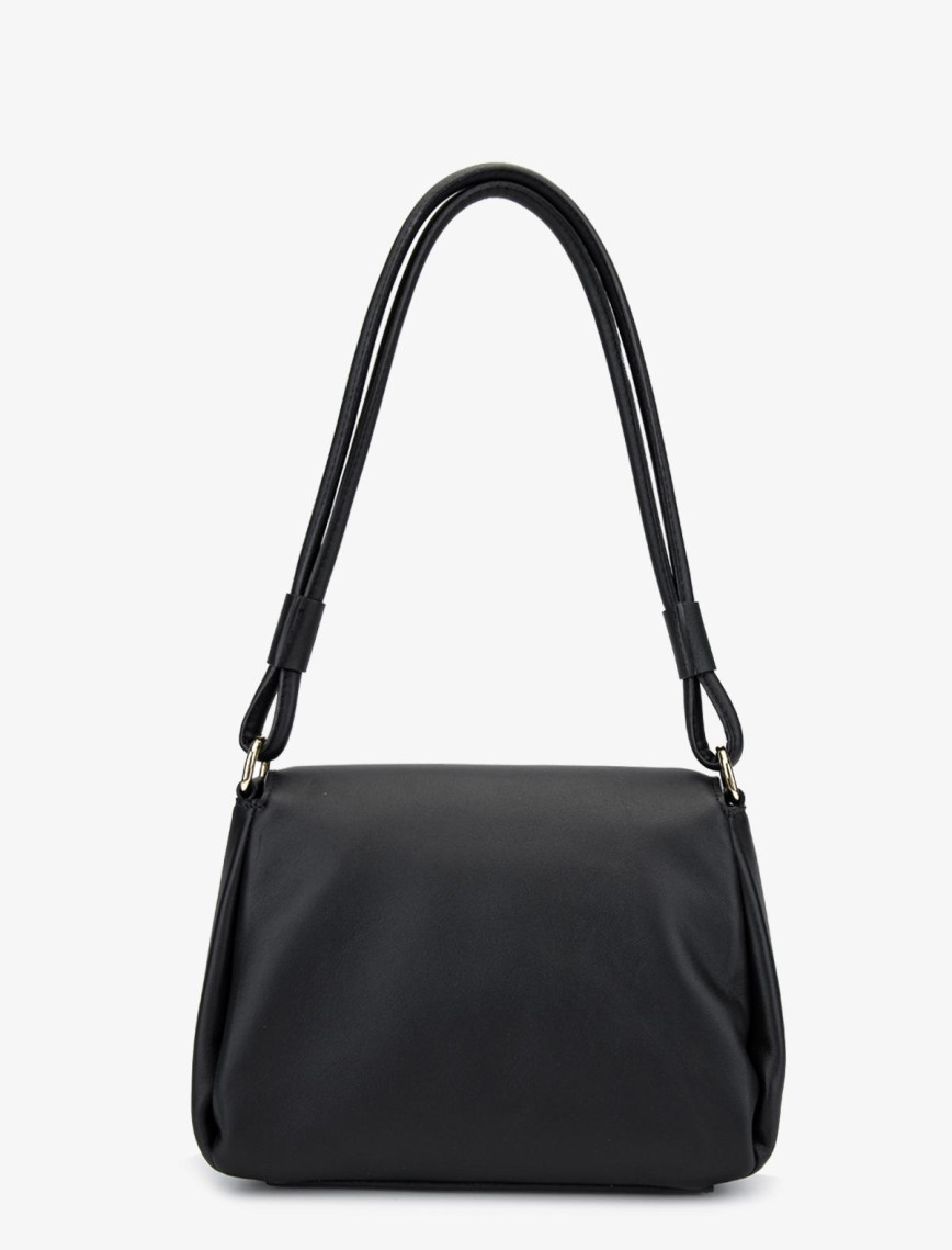 Valmenti Caly Kadın Siyah Hakiki Deri Omuz Çanta